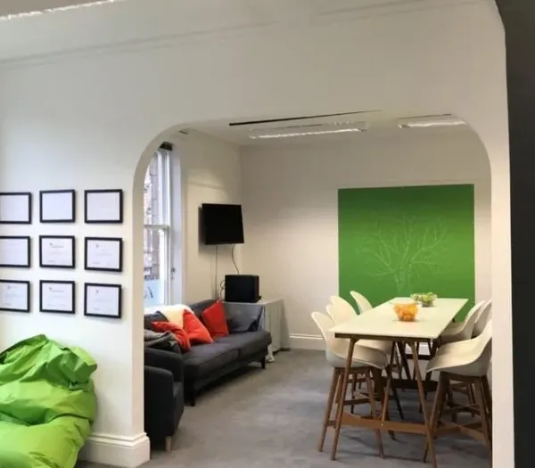 Inside the Zelst office.