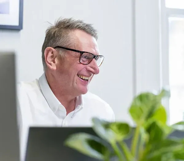 Our Director, Peter smiling.