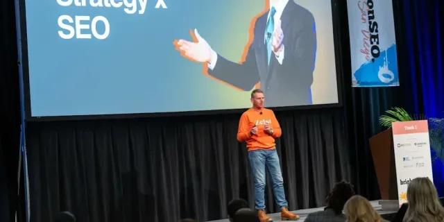 Peter, Managing Director of Zelst giving his talk.