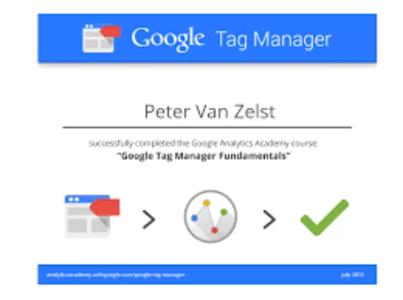 Google Tag Manager Certified