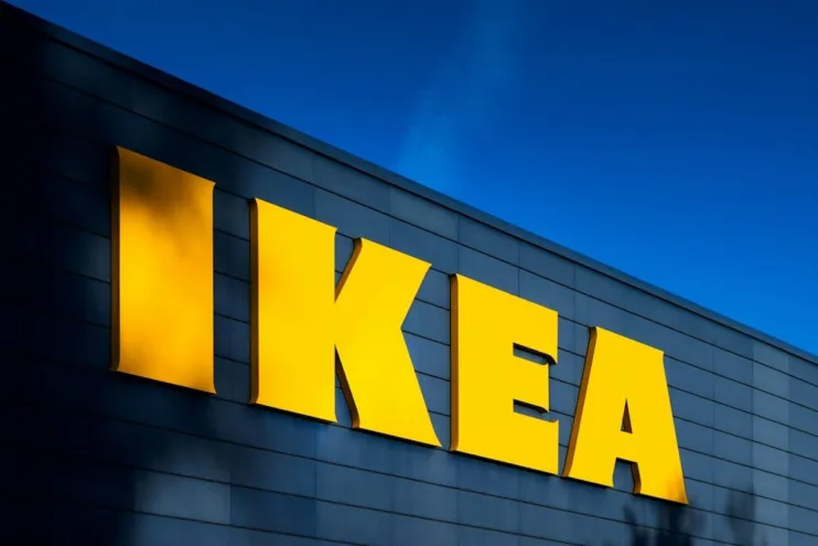 Ikea store front.