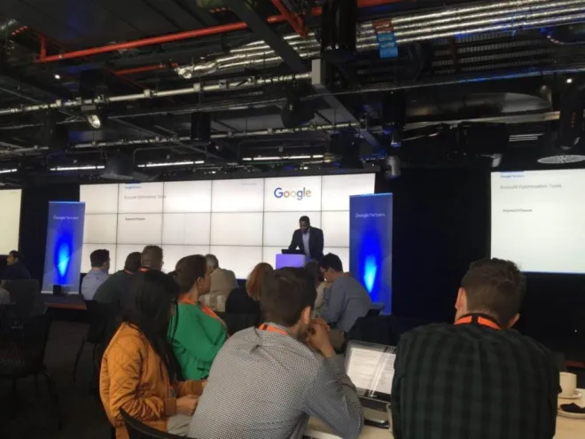 Inside Google search bootcamp.