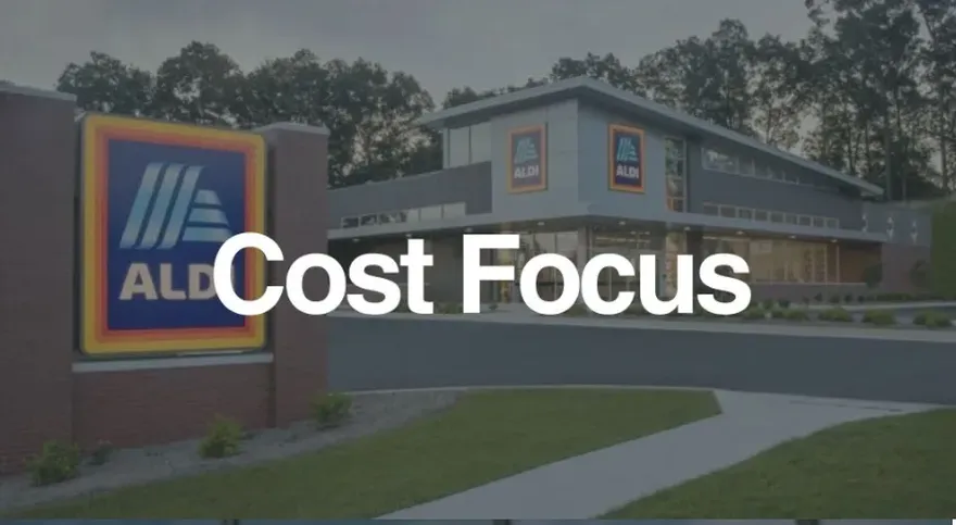 Aldi cost focus.