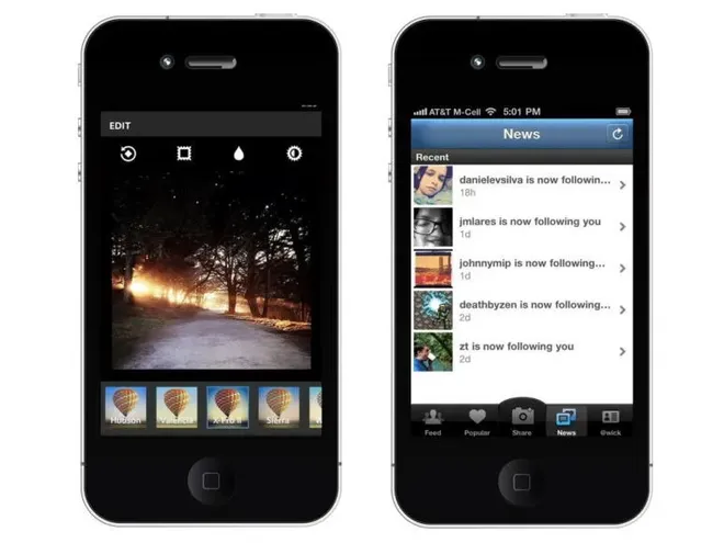The Evolution of Instagram.