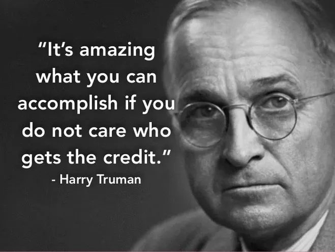 Harry Truman quote.